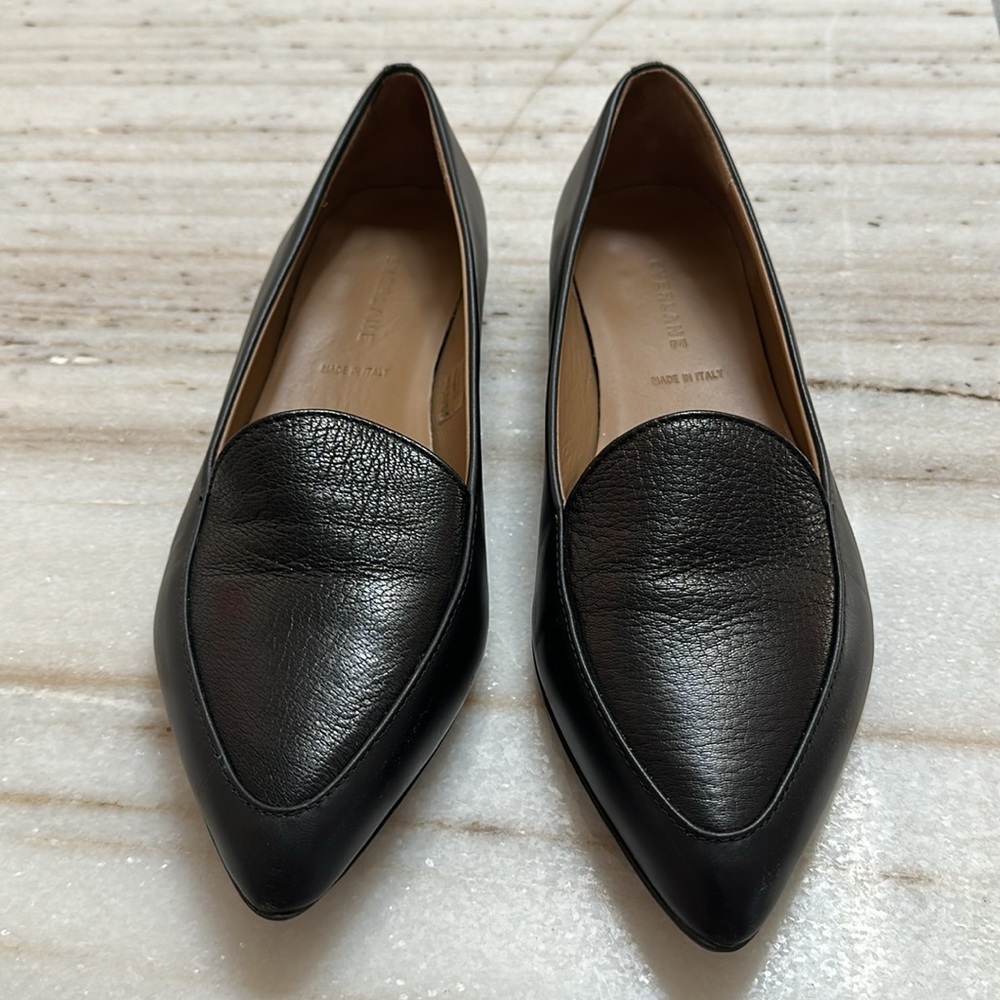 Everlane Black Italian Leather Loafers